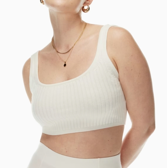 Wilfred Manila Tank in Heather Light Grey - Picture 2 of 5